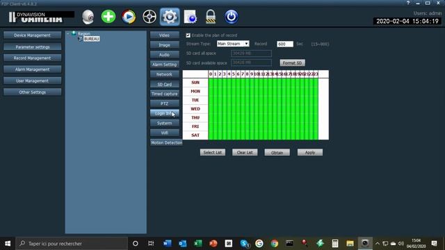 Configuration De L'application HIP2P Client
