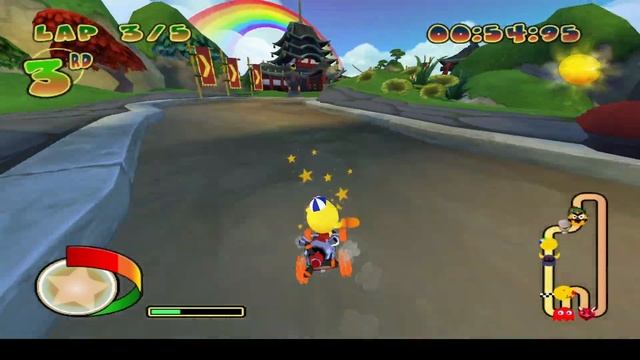 Pac Man World Rally - 300cc Mod смотреть онлайн