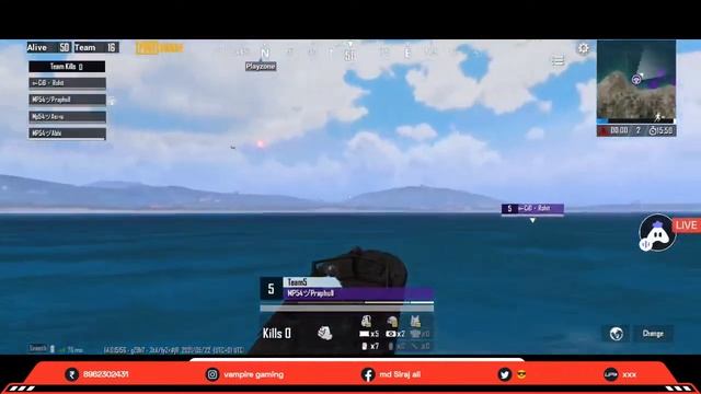 VAMPIRE GAMING [Hindi] PubG Mobile-_S3.0 MATCH:12👍 stream | Playing Squad | Streaming with Turnip смотреть онлайн
