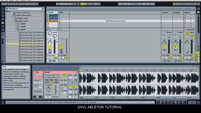 SAVL Publishing Ableton Live Bengali Tutorial Ableton Live Clip Track View смотреть онлайн