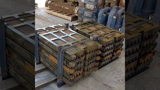 Jaw plate for jaw crusher/stone primary crushing machine/tooth steel смотреть онлайн