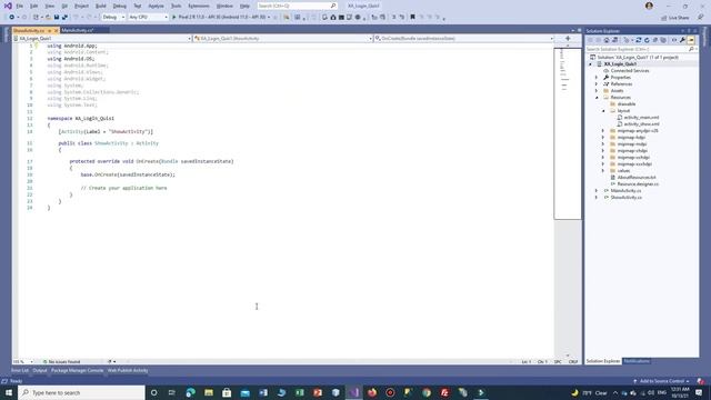 07- Xamarin Android - Login Page Quiz смотреть онлайн