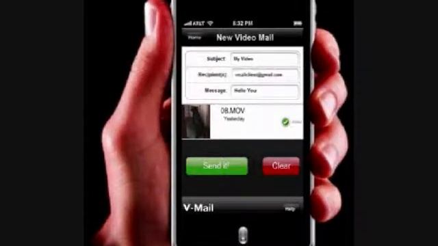 Video Mail - V-Mail Client iPhone Edition смотреть онлайн