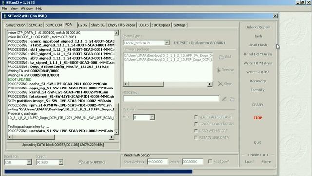 Sony Xperia A SO-0E4 Pin Code Unlock Done By Flashing With Setool смотреть онлайн