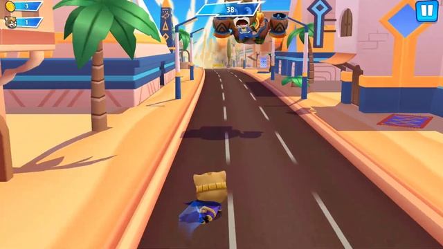 Talking Tom Hero Dash - Ginger - Walkthrough BOSS - Gameplay, Android - LILU смотреть онлайн