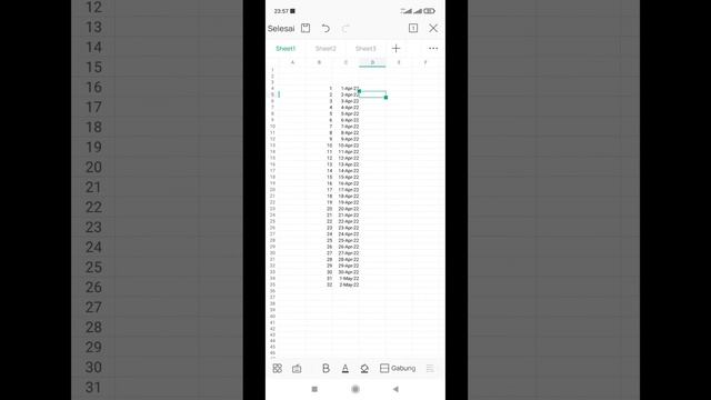 Menambahkan Nomor dan Tanggal Otomatis Pada Excel Spreadsheet di HP Smartphone Aplikasi WPS Office смотреть онлайн