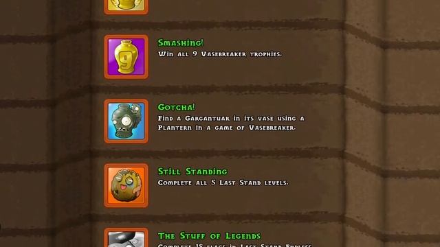 Plants Vs Zombies: Achievements And Leaderboard
