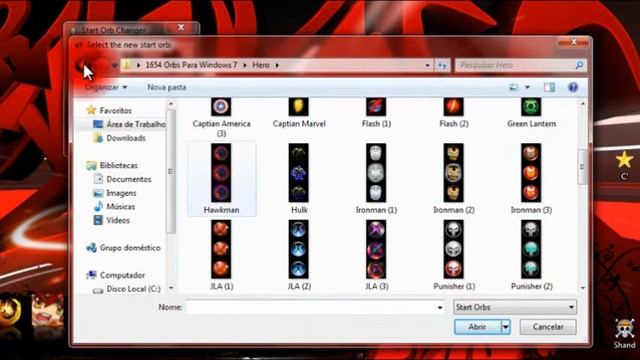 Como trocar ORB (Icone do Menu Iniciar) com o ''Start Orb Changer'' Windows 7 смотреть онлайн