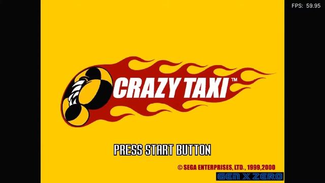 Crazy Taxi intro Sega Dreamcast on Xbox Series X смотреть онлайн