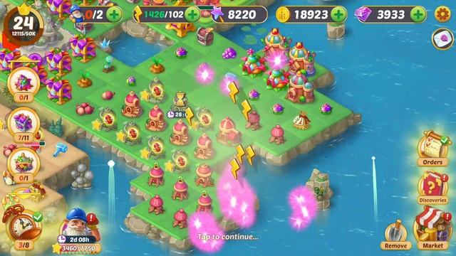 Ever Merge game Gonme Rush Event in July for Tropical Beach party event 2020 смотреть онлайн