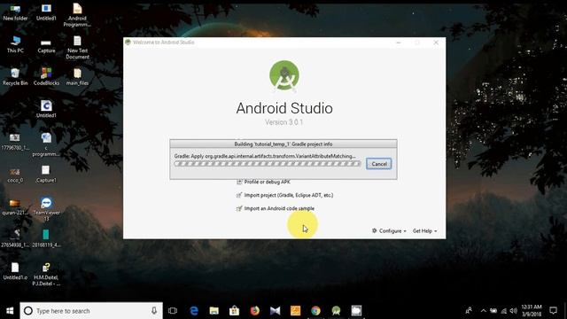 01. How to open a project in Android Studio - Tutorial & Quiz Android App with Source Code смотреть онлайн