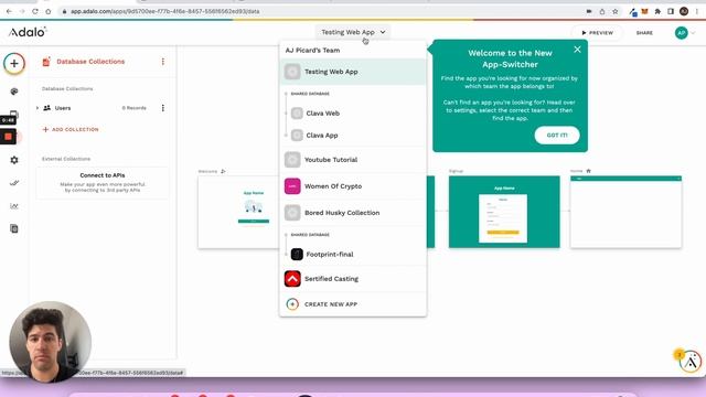 Create a Web App + App that share the same database in Adalo смотреть онлайн
