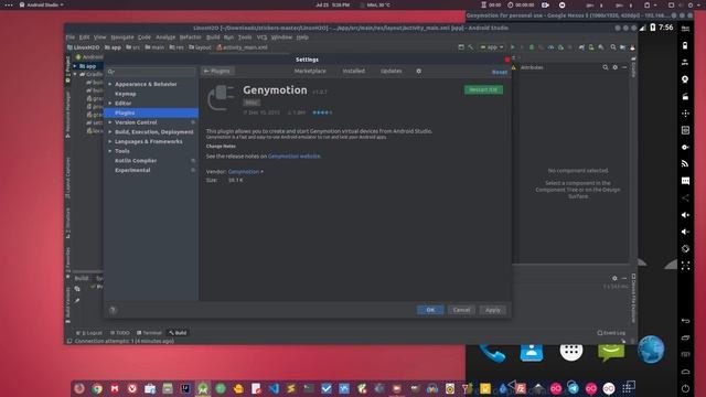 Testing andoird apps from Android studio in genymotion смотреть онлайн