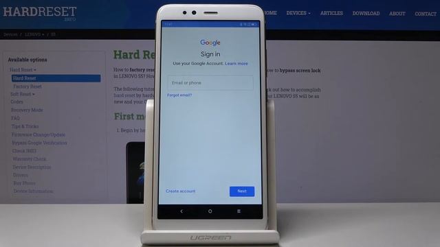How to Manage Google Accounts on LENOVO S5 - Add or Delete Google User смотреть онлайн