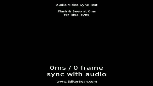Audio Video Sync (MP4), Alignment & Latency Test смотреть онлайн