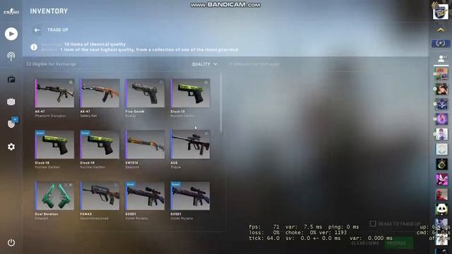CSGO TRADE UP #5 2020 - P90 BORAQUE RED (Factory New) смотреть онлайн