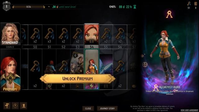 Gwent The Witcher Card Game : Triss Journey Rewards Update 8.5 смотреть онлайн
