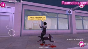 Yandere school old version with BLOOD  - YANDERE SCHOOL #1