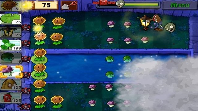 Plants vs. Zombies Adventure || Got a Starfruit || level 4-6 Fog (Android Gameplay HD) Ep.36 смотреть онлайн