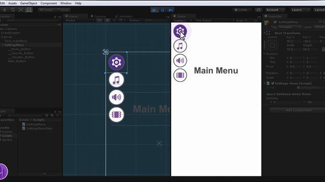 Unity Expandable Settings UI with cool animations смотреть онлайн