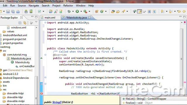 Custom Toast Example Part2:Android Application development tutorial смотреть онлайн