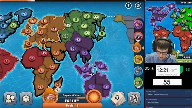 RISK: Global Domination 25 Mar 2020 смотреть онлайн