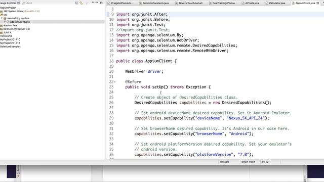 06 How to set up an Eclipse Project for Appium смотреть онлайн
