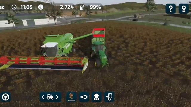 Farming simulator 23 Sorghum harvest and selling gameplay Fs 23 Android смотреть онлайн