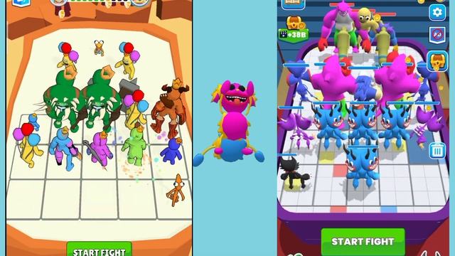 Max Level in Merge Fusion Rainbow Friends vs Merge Master Blue Monster Android Gameplay смотреть онлайн