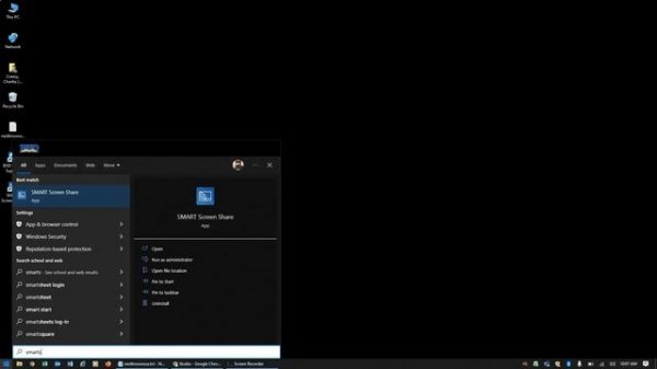 SMART Screen Share App Installation and Connection