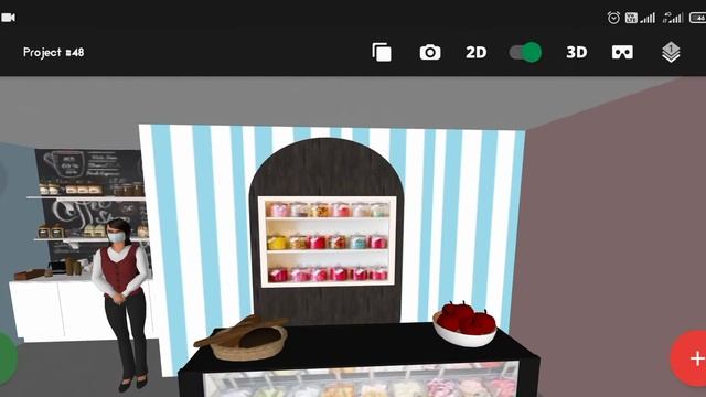Bakery and cake Shop in planner 5D | Android version | Speed build and Home Tour | Anggre смотреть онлайн