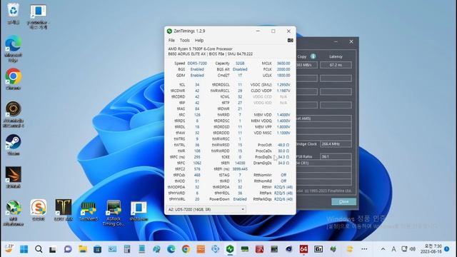 agesa 1.0.0.7b / b650 aorus elite / teamgroup 7200 xmp смотреть онлайн