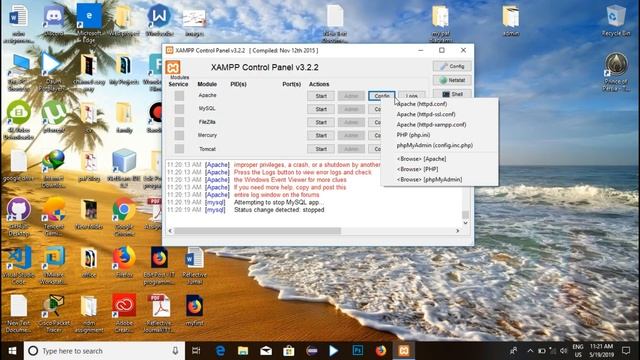 xampp apache shutdown unexpectedly, port and network is protected by a firewall or proxy смотреть онлайн