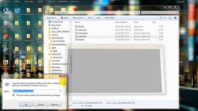 How to prank this computer witch batch file смотреть онлайн