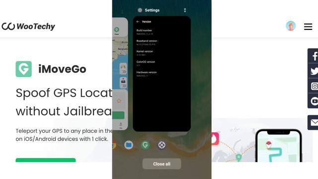 WooTechy iMoveGo | Spoof Fake Live Location sharing WhatsApp | iOS Android PC | How to share fake смотреть онлайн