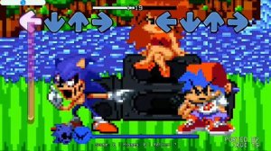 FNF Sonic.Exe You Can't Run Brodo Lyrics Android Port (Normal Botplay)