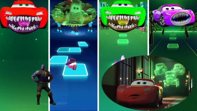 McQueen Red Eater 🆚 McQueen Yellow Eater 🆚 McQueen Green Eater 🆚 McQueen Pink Eater 🎶