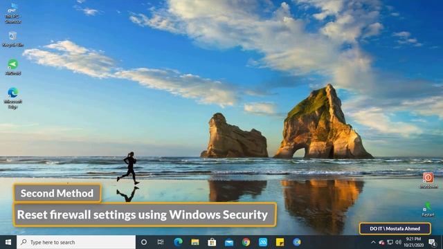 How to Reset Firewall Settings to Defaults on Windows 10 смотреть онлайн