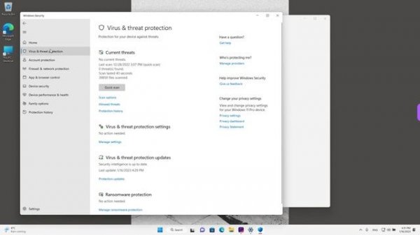 Enable Windows Defender on Windows 11