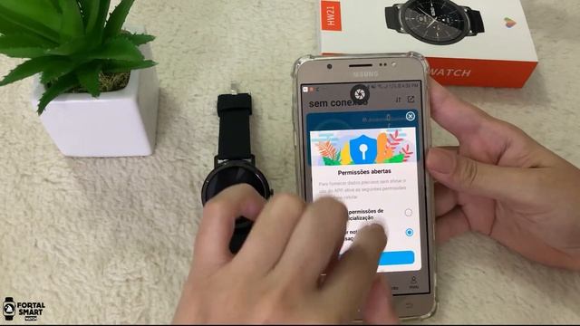 CONECTANDO HW21 NO ANDROID - ÓTIMA OPÇÃO DE SMARTWATCH REDONDO смотреть онлайн