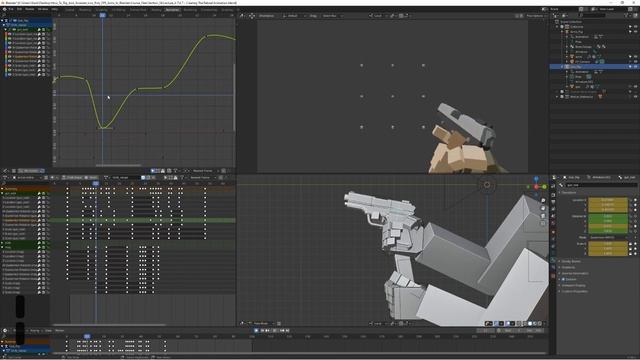 Blender FPS Rigging & Animation Tutorial - Part 21 - Creating the Reload Animation смотреть онлайн