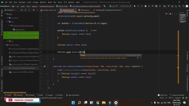 Instagram story saver app in android studio part 2 - Save instagram story in android смотреть онлайн