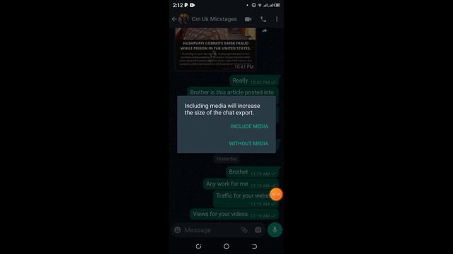 Export whatsapp Data 2022 || How to copy all whatsapp data || Export Whatsapp data into pdf смотреть онлайн