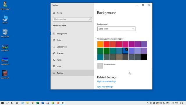 কিভাবে Desktop Background পরিবর্তন করা যায় | Change Desktop wallpaper windows 10 смотреть онлайн