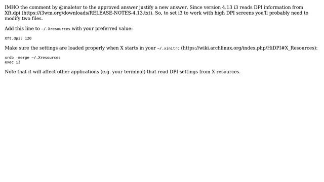 Unix & Linux: How do I scale i3 window manager for my HiDPI display? (5 Solutions!!) смотреть онлайн