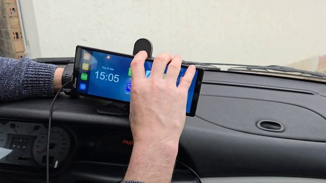 Carpuride W903 Portable Car Multimedia System With CarPlay, Android Auto And FM Transmitter