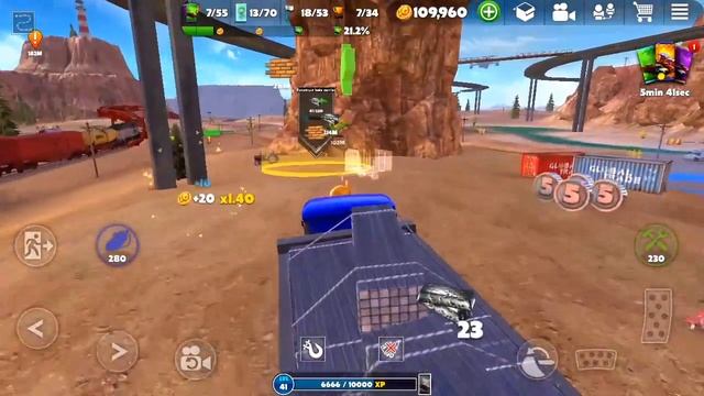 Maximus Construct Red Canyon Map - Off The Road Open World Driving - Android Gameplay смотреть онлайн