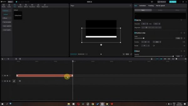 Progress Bar in CapCut PC Tutorial