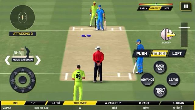 Real Cricket TM Go - Pakistan vs India Gameplay on Android Phone 2019 смотреть онлайн