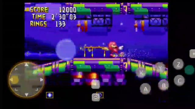 Sonic in Knuckles Chaotix 32x hack rom android emulador Gameplay смотреть онлайн